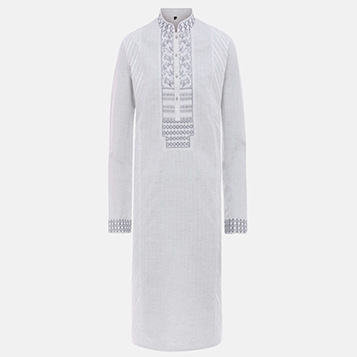 Cotton Panjabi With Embroidered Design