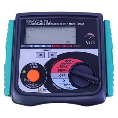Kyoritsu 3005A Digital Insulation And Continuity Tester